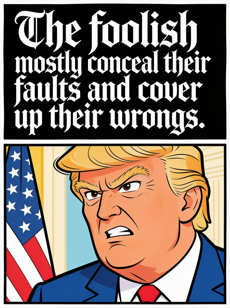 Donald Trump with a very upset look on his face.